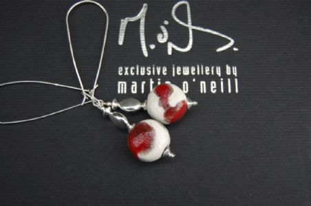 Red Classic Drop Earrings